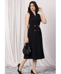KATEY SLEEVELESS BLACK DRESS 