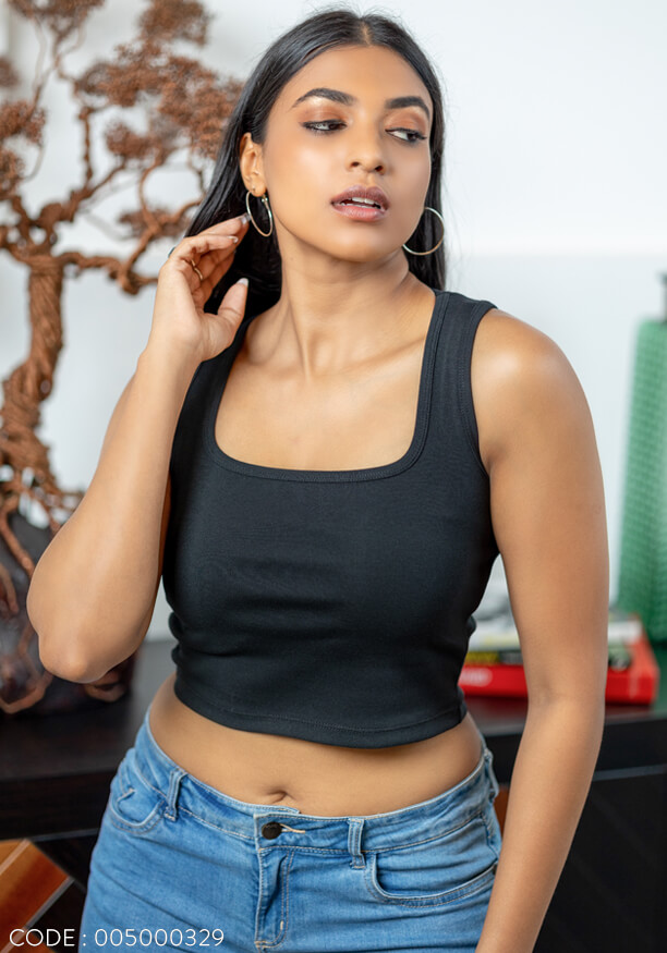 HABE TANK BLACK TOP