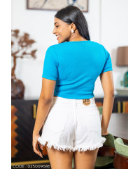 FRONT DETAIL BLUE TOP