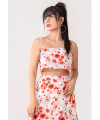 NATELIA ADJUSTABLE STRAP WHITE TOP