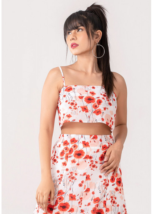 NATELIA ADJUSTABLE STRAP WHITE TOP