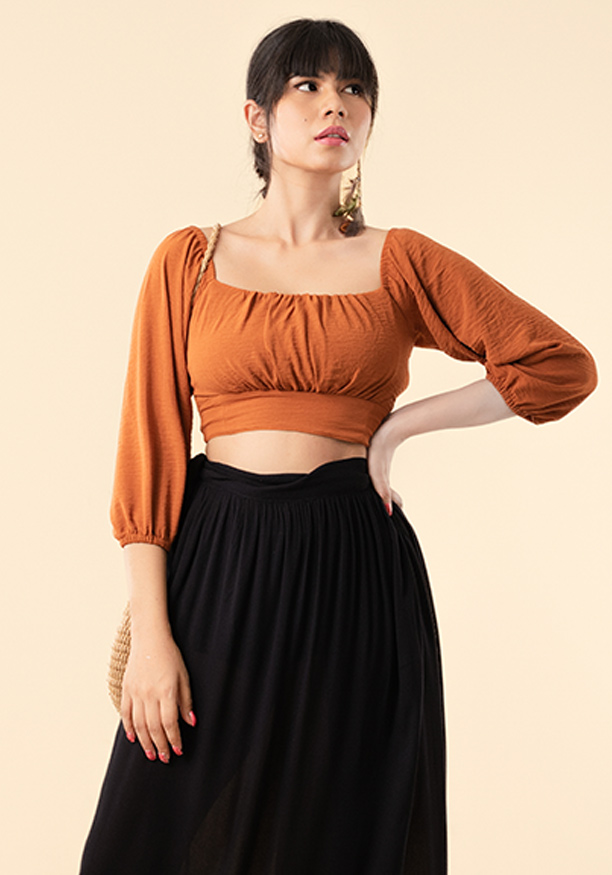 EVOLET BROWN TOP
