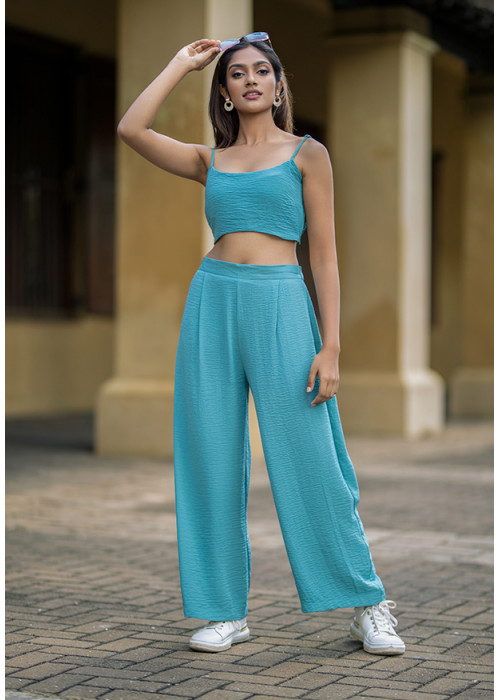 VANESSA GREEN CROP TOP 