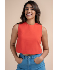 ZION ORANGE CROP TOP