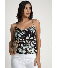 LORA V NECK CROP BLOUSE 
