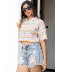 LORELA STRIPE BLOUSE