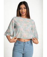 NALIE CROP BLOUSE