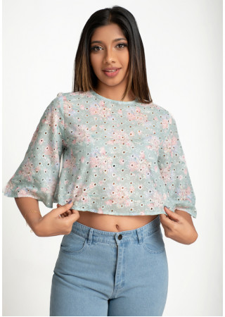 NALIE CROP BLOUSE