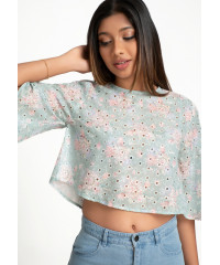 NALIE CROP BLOUSE