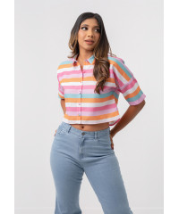 LORELA STRIPE MULTI COLOR BLOUSE