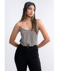 LORA V NECK CROP BLOUSE