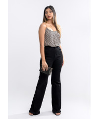 LORA V NECK CROP BLOUSE