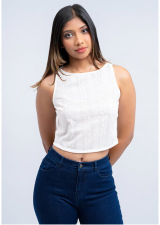 JESSICA SLEEVELESS CROP TOP
