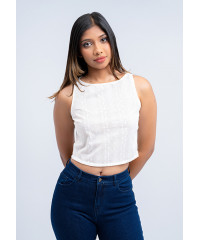 JESSICA SLEEVELESS CROP TOP