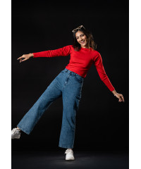 EDITH RED LONG SLEEVE TSHIRT