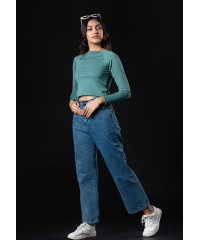 EDITH GREEN LONG SLEEVE TSHIRT