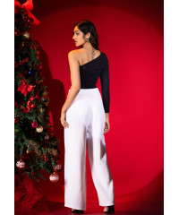 SALMA BLACK ONE SHOULDER TOP