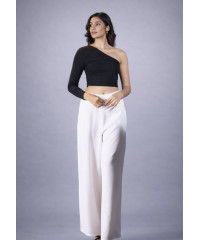 SALMA BLACK ONE SHOULDER TOP