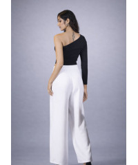 SALMA BLACK ONE SHOULDER TOP