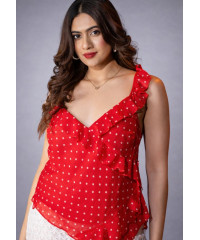 ERLA RED STRAP TOP 