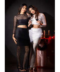 AMENA WHITE CROP TOP 