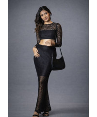 AMENA BLACK CROP TOP AMENA BLACK CROP TOP