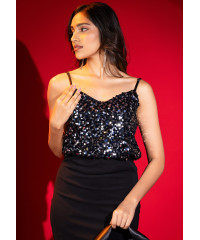 LORA SILVER V NECK SKINNY