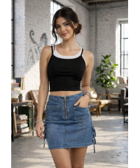 CLEO DOUBLE BLACK & WHITE SKINNY CLEO DOUBLE BLACK & WHITE SKINNY