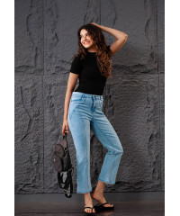 LILLY FRONT BUTTON DENIM PANT