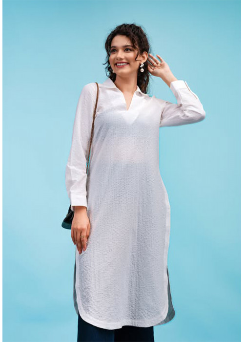 VIVIAN OFF WHITE KURTHA