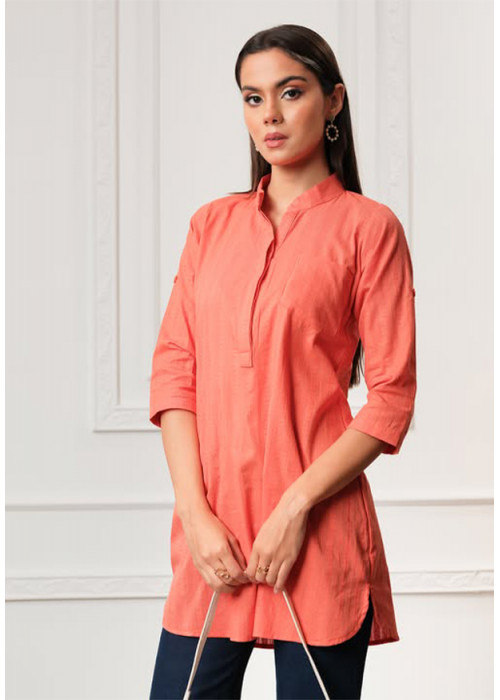 YASH ORANGE KURTHA TOP
