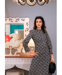 SASHA BLACK PRINTED KURTHA