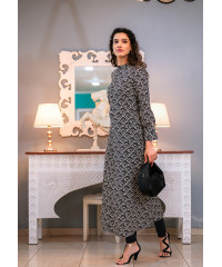 SASHA BLACK PRINTED KURTHA