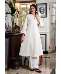 TAHIRA YELLOW STRIPE KURTA