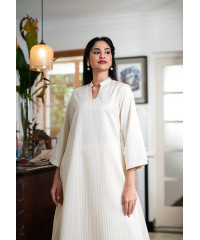 TAHIRA YELLOW STRIPE KURTA