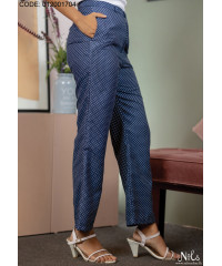 DOMIKA WIDE LEG BLUE PANT