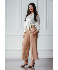 RUTH BEIGE STRAIGHT LEG PANT