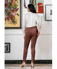 NEVA LIGHT BROWN OFFICE PANT