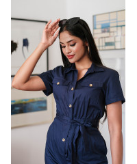 MELINA BLUE JUMPSUIT