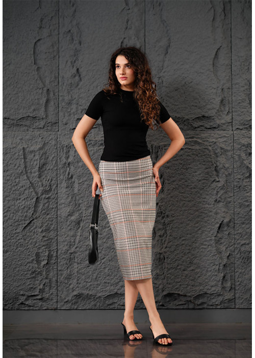 ANIKA TIGHT MIDI SKIRT 