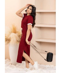 ROSALINE MAROON CROP TOP