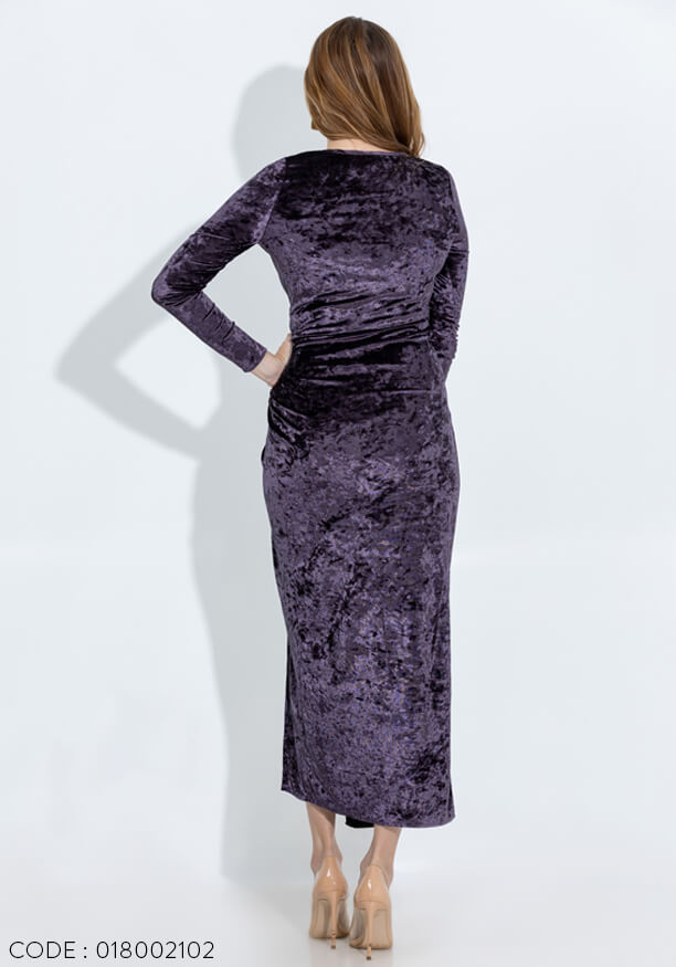EVALIAH PURPLE DRESS