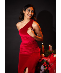 LIZZY PARTY WEAR RED DRESS 