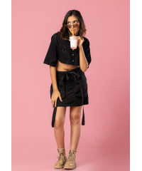 CASUAL BLACK MINI SKIRTS