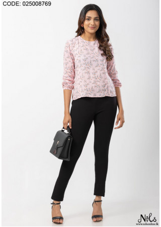 HALEY PINK FLORAL BLOUSE