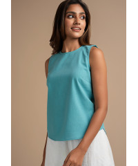 CHARLOTTE SLEEVELESS BLOUSE