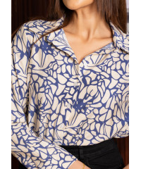 LISA LONG SLEEVE PRINTED BLOUSE LISA LONG SLEEVE PRINTED BLOUSE