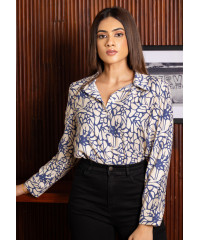 LISA LONG SLEEVE PRINTED BLOUSE LISA LONG SLEEVE PRINTED BLOUSE