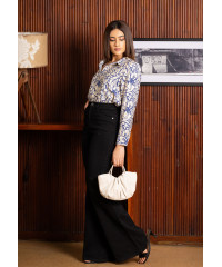LISA LONG SLEEVE PRINTED BLOUSE LISA LONG SLEEVE PRINTED BLOUSE