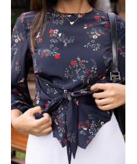 CAMILA BLUE LONG SLEEVE BLOUSE
